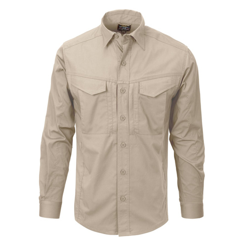 Helikon - Koszula z długim rękawem Defender Mk2 - PolyCotton Ripstop - Pine Green - KO-DF2-PR-1T