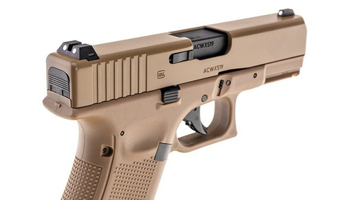 Umarex - Pistolet wiatrówka CO2 Glock 19X - 4,5 mm - Coyote - 5.8367