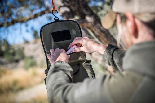 Helikon - Kosmetyczka Travel Toiletry Bag - Czarny / Olive Green - MO-TTB-NL-0201A