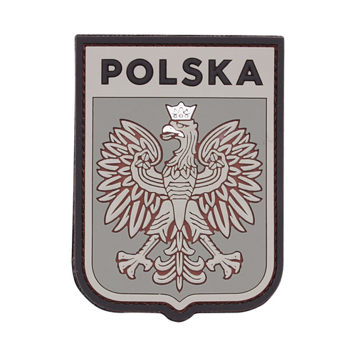 101 Inc. - Naszywka 3D - Polska herb - Szary - 444130-7056