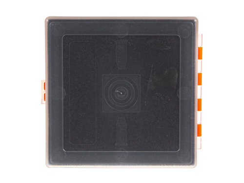 Megaline - Pudełko transportowe na broń - 11x11x3,5 cm - Pomarańczowo-przezroczyste - 607/0002OT