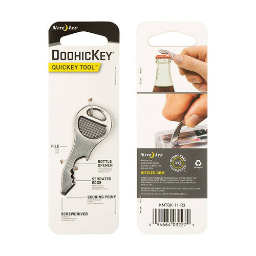 Nite Ize - Brelok DoohicKey QuicKey Tool - Stalowy - KMTQK-11-R3