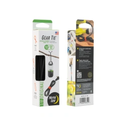 Nite Ize - Elastyczne troki Gear Tie 12'' Pro Pack - Czarny - 12Pack - GTPP12-01-R8