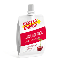 Dextro Energy - Żel energetyczny Liquid Gel - 60 ml - Wiśnia z kofeiną - DE15