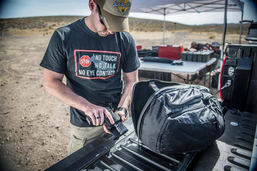 Helikon - Kabura do pistoletu Inverted Pistol Holder Insert - Niebieski melanż - IN-PIH-NL-M2