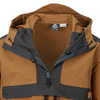 Helikon - Kurtka softshellowa Anorak Woodsman - DuraCanvas - Czarny/Earth Brown - KU-WDN-DC-0A01B