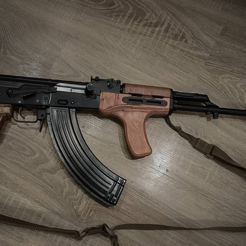 FTCS - Customowe Łoże AK Mod 9 - M-LOK - Forward Curved - Brązowy - Nr. 4
