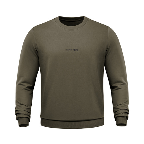 M-Tac - Bluza klasyczna Born by Revolution typu Crewneck - Dark Olive - 20107048