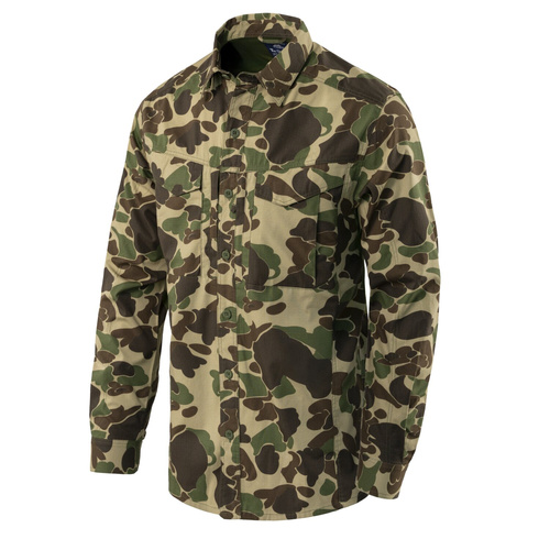 Helikon - Koszula z długim rękawem Defender Mk2 - PolyCotton Ripstop - Duck Hunter - KO-DF2-PR-DH