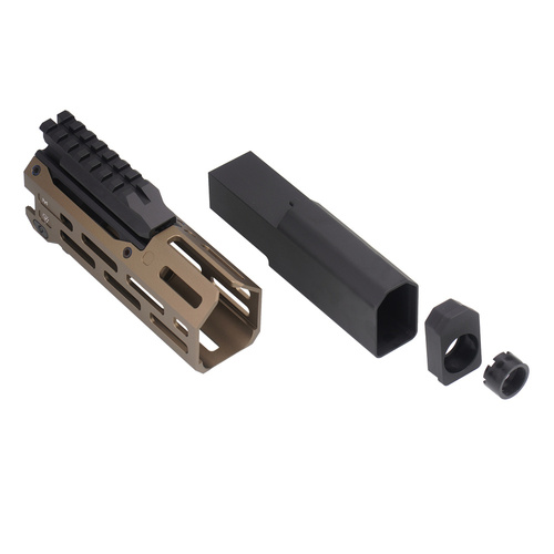 Strike Industries - Łoże M-LOK do CZ Scorpion EVO Strike 6” Handguard - Czarne - SI-CEVO-HG-6-BK