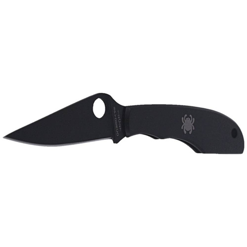 Spyderco - Nóż Grasshopper - Black Blade Plain - Czarny - C138BKP