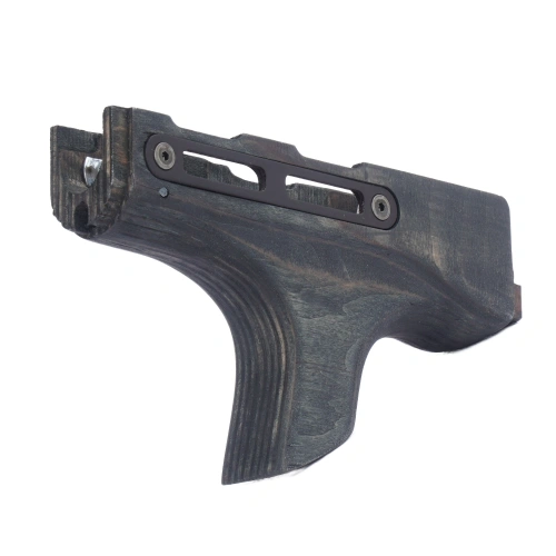 FTCS - Customowe Łoże AK Mod 7 - M-LOK - Short Forward Curved - Smoked Gray - Nr. 2 SG