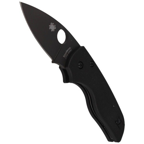 Spyderco - Nóż składany Lil' Native® G-10 Black / Black Blade - C230GPBBK