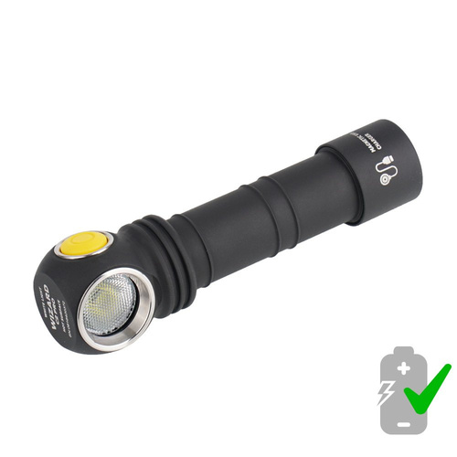 Armytek - Latarka czołowa Wizard C2 Pro - IP68 - 2500 lm - 18650 - Czarny - F08701PC