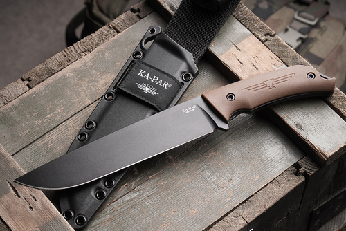 Ka-Bar - Nóż survivalowy Jarosz Camp Turok - Brązowy - 7511