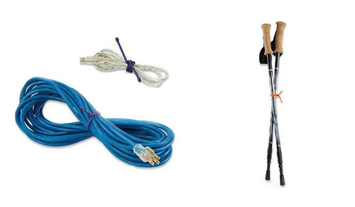 Nite Ize - Elastyczne troki Gear Tie 12'' Pro Pack - Czarny - 12Pack - GTPP12-01-R8