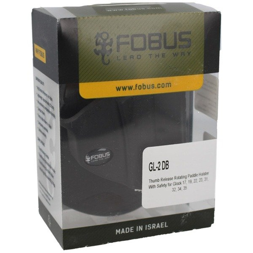 Fobus - Kabura Glock 17, 19, 19X, 22, 23, 31, 32, 34, 35, 45 - Płetwa Roto - Prawa - GL-2 DB