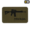 M-Tac - Naszywka AR-15 223/5,56 Laser Cut - Ranger Green/Czarny - 51111232 