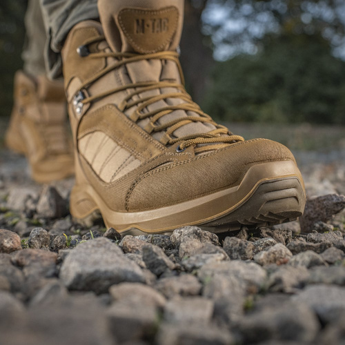 M-Tac - Buty taktyczne za kostkę jesienno-zimowe - Cordura - Coyote - 1JJ143/8TPLV