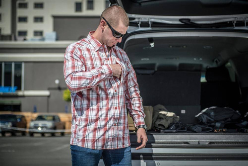 Helikon - Koszula TRIP Nylon Blend - Indigo Plaid - KO-TRI-NB-P8