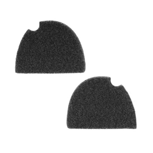 Earmor - Samoprzylepny panel z rzepem do ochronników słuchu Peltor Comtac - Czarny - S14