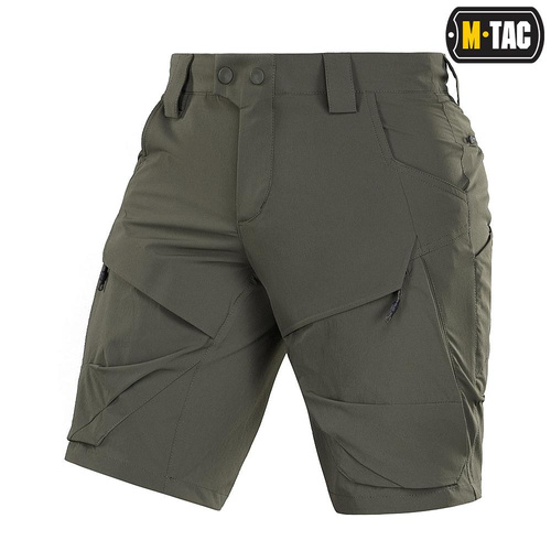 M-Tac - Szorty taktyczne Rubicon Flex - 4-Way Stretch - YKK - Army Olive - 20070062