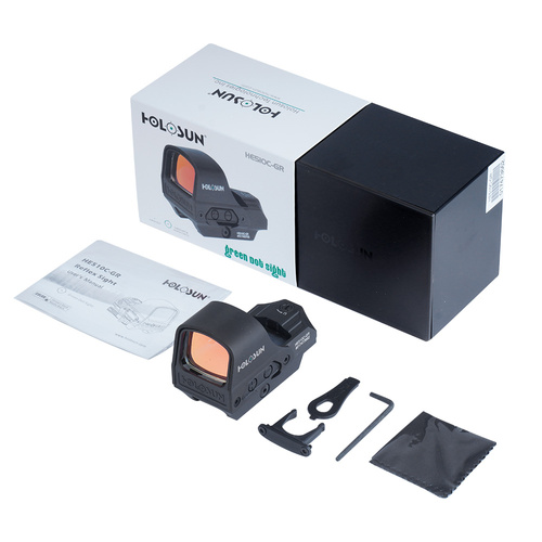 Holosun - Kolimator HE510C-GR - MRS - Zielony znak celowniczy - Panel solarny - HE510C-GR