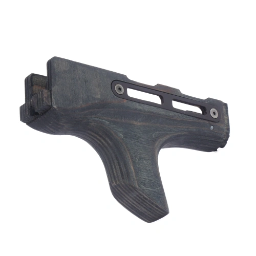 FTCS - Customowe Łoże AK Mod 7 - M-LOK - Short Forward Curved - Smoked Gray - Nr. 2 SG