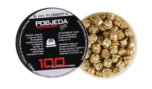 PTG - Naboje hukowe 6 mm Short Flobert K - 100 szt.