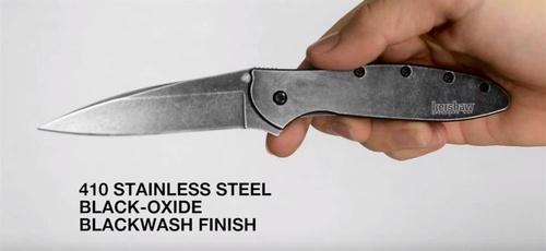 Kershaw - Nóż składany Leek - Czarny - 1660BLKW