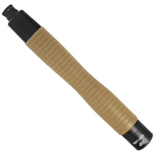 ESP - Hartowana pałka teleskopowa Ergonomic Easy Lock - 20" - Czarna/Khaki - ExBTO-20HE-KH
