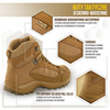 M-Tac - Buty taktyczne za kostkę jesienno-zimowe - Cordura - Coyote - 1JJ143/8TPLV