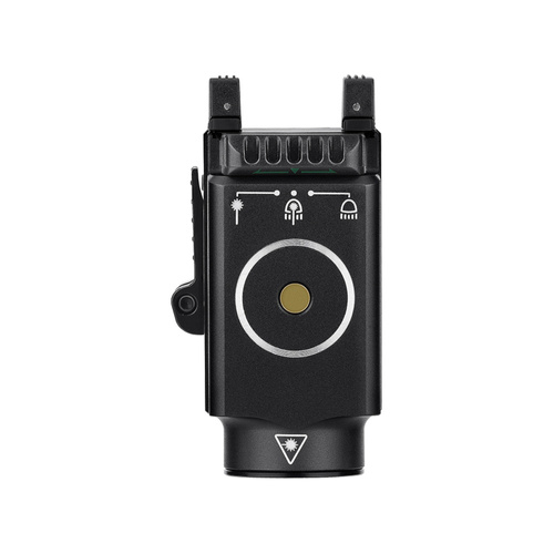 Olight - Latarka taktyczna LED na broń z celownikiem laserowym BALDR S - 800 lumenów - Czarna