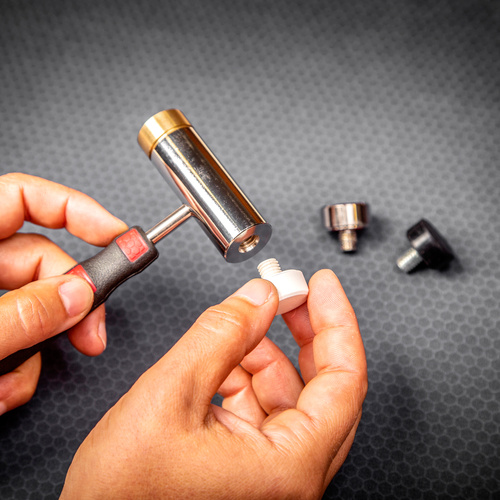 Real Avid - Zestaw wybijaków z młotkiem Accu-Punch - 17 elementów - Stalowe - AVHPS