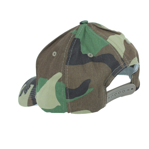 Mil-Tec - Czapka z daszkiem Baseball Cap - Bawełna - Woodland - 12315020