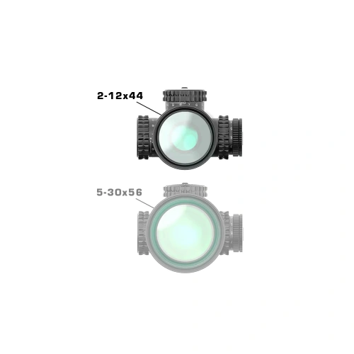 Swampfox Optics - Luneta celownicza Kentucky Long 2-12X44 - Powiększenie 2-12x - FPP - PRS - KTK21244-4L