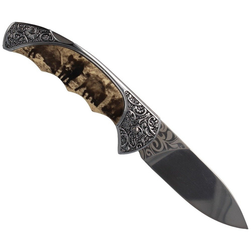 Herbertz Solingen - Noż składany Hunter z motywem dzika 82 mm - 588611