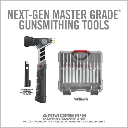 Real Avid - Zestaw narzędzi Armorer’s Master Hammer and Accu-Punch Standard Pin Punch Set - AVAMHAPS