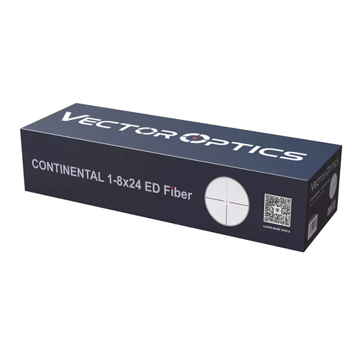 Vector Optics - Luneta biegowa Continental 1-8x24 ED Fiber - SFP - G4 Fiber - Czarny - SCOC-51