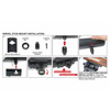 UTG - Dwójnóg składany Leapers Universal Shooter's QD - 8.7"-10.6" - Picatinny - TL-BP69SQ
