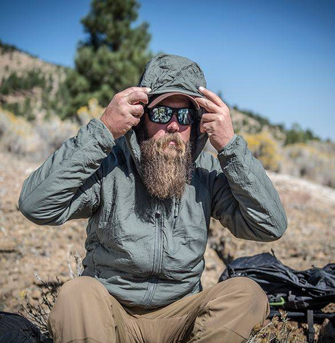 Helikon - Kurtka z kapturem Wolfhound Hoodie - Windpack Nylon - Desert Night Camo - KU-WLH-NL-0L