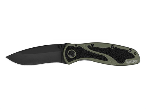 Kershaw - Nóż taktyczny Blur 1670OLBLK - 14C28N - Czarny - 1670OLBLK