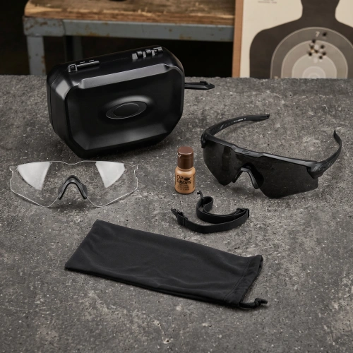 Oakley - Okulary balistyczne M Frame ALPHA Matte - Wymienne wizjery - ANSI Z87.1 - OO9296-2544
