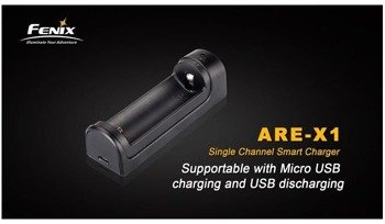 Fenix - Ładowarka USB - 18650, 26650 - ARE-X1
