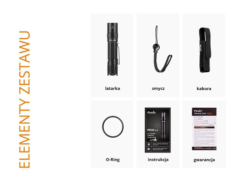 Fenix - Latarka LED PD32 V2.0 - 1200 lm