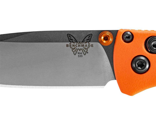 Benchmade - Nóż składany Mini Bugout - AXIS® Lock - S30V - Pomarańczowy - 533