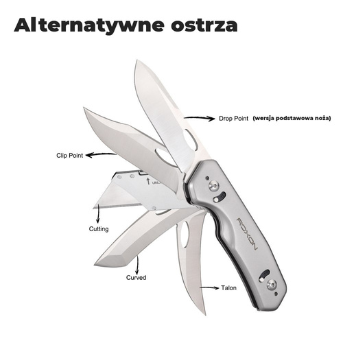 Roxon - Nóż składany z wymiennym ostrzem Phantasy - S502