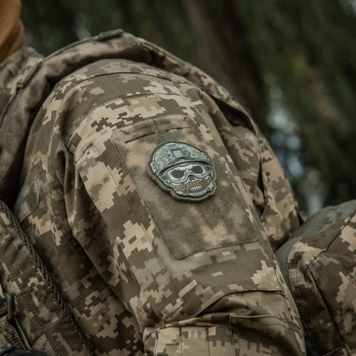 M-Tac - Naszywka Emoji №4 Wąsy - PVC 3D - Camo - 51353504