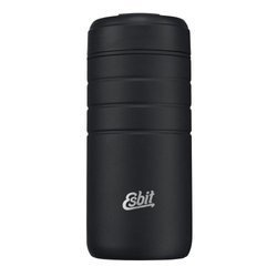 Esbit - Kubek termiczny Majoris Thermo Mug Flip Top - 450 ml - Stal nierdzewna - Czarny - MGF450TL-DG