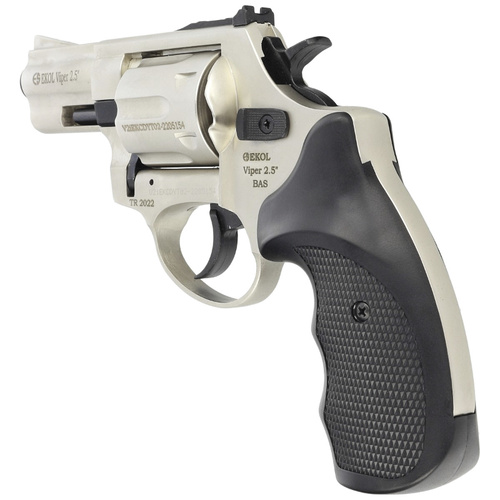 Ekol - Rewolwer hukowy BAS Viper 2,5" - .22 Long Blanc/6 mm Long - Satin